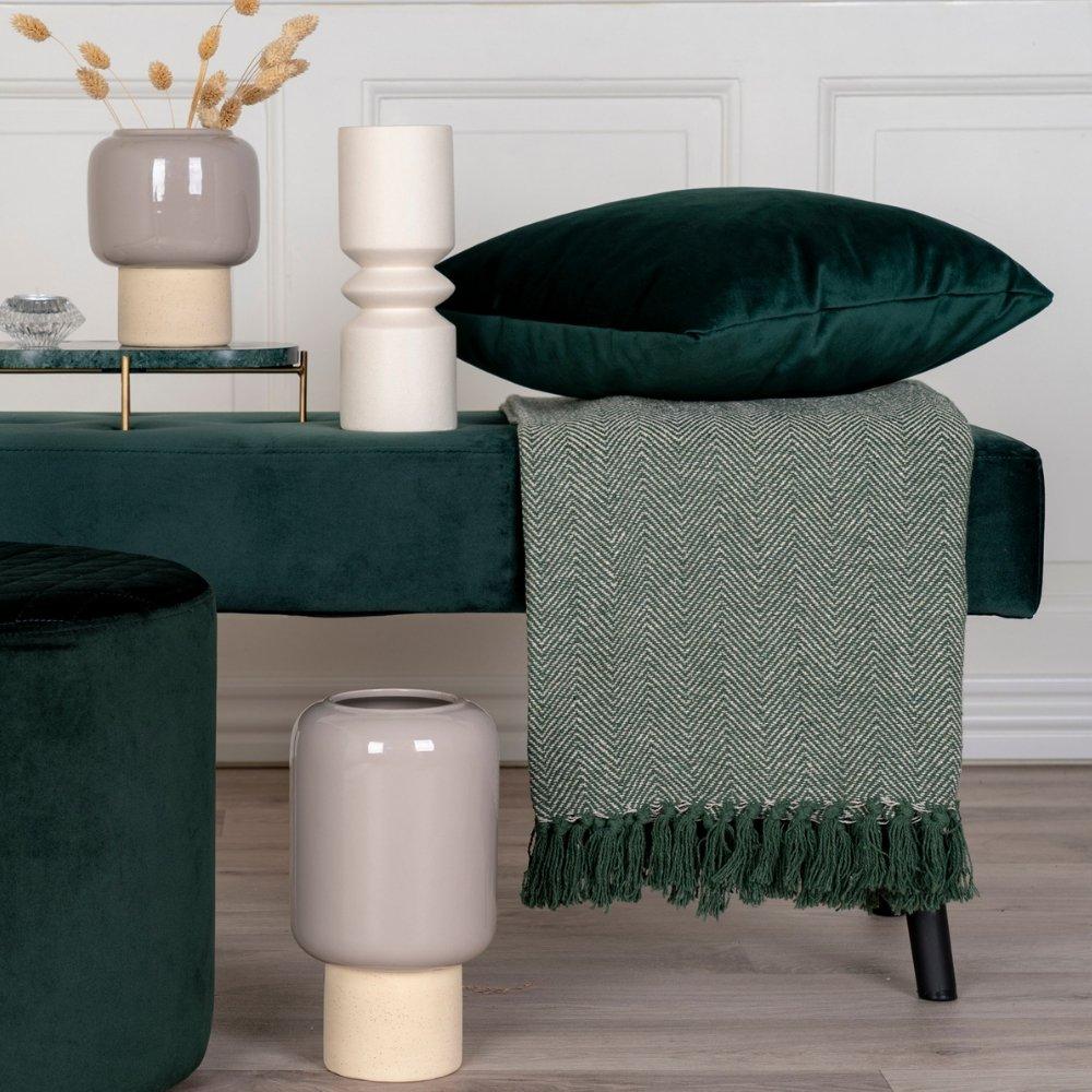 Cort Plaid - Grøn/hvid - Hofstra & Wagner Aarup ApS