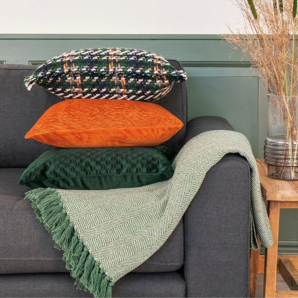 Cort Plaid - Grøn/hvid - Hofstra & Wagner Aarup ApS