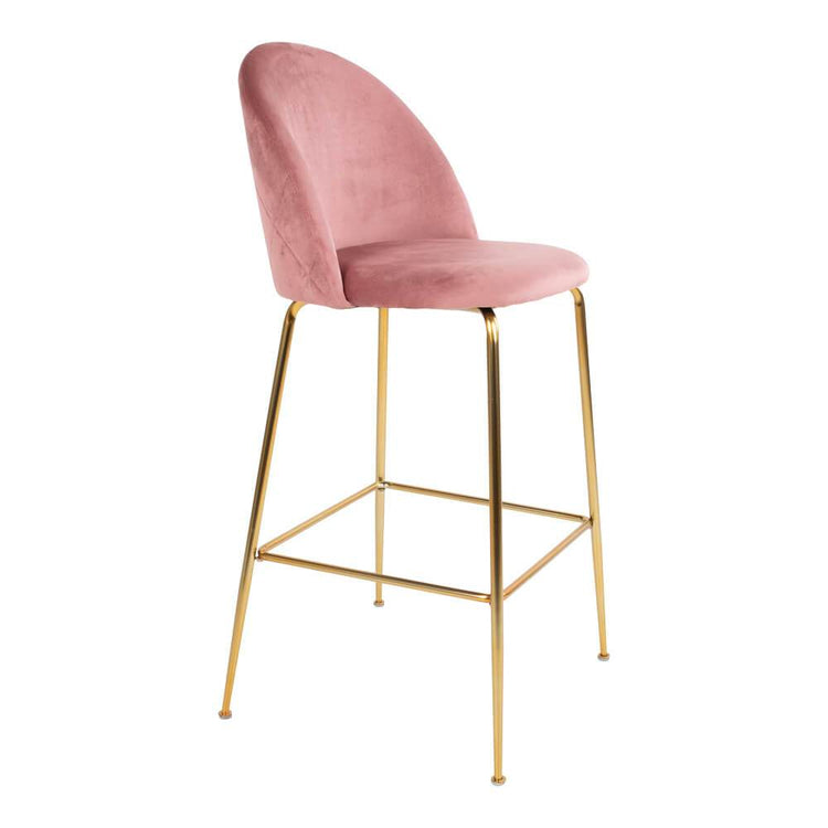 Lausanne Barstol - Rosa messing - Hofstra & Wagner