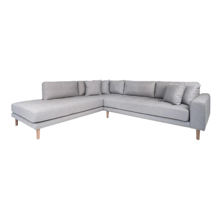 Lido Hjørnesofa Venstrevendt - Lysegrå - Hofstra & Wagner