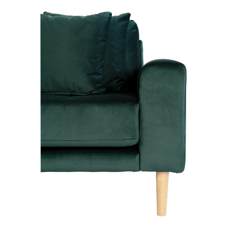 Lido Lounge Sofa Venstrevendt - Mørkegrøn - Hofstra & Wagner