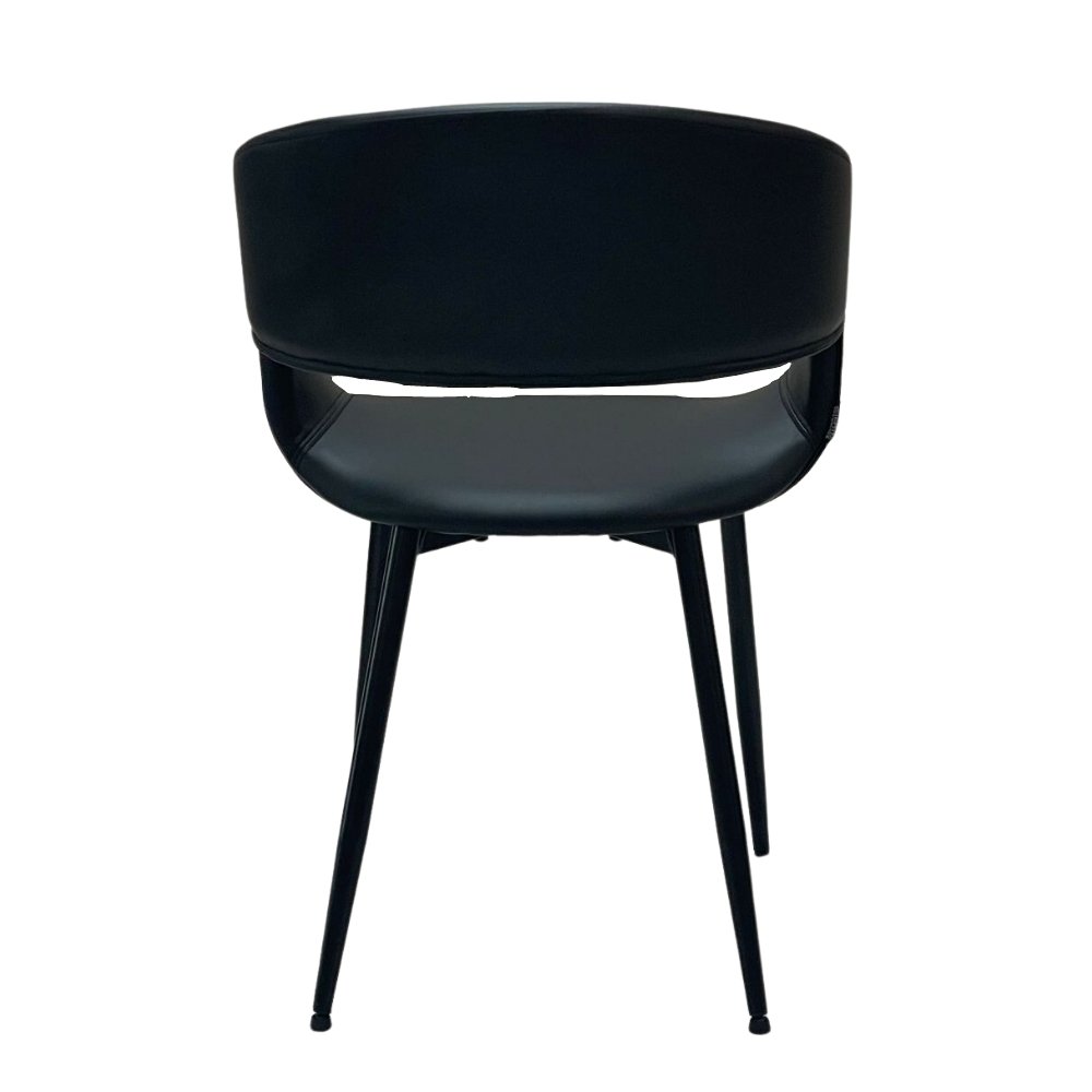 Nilo Spisebordsstol - Sort PU - Hofstra & Wagner