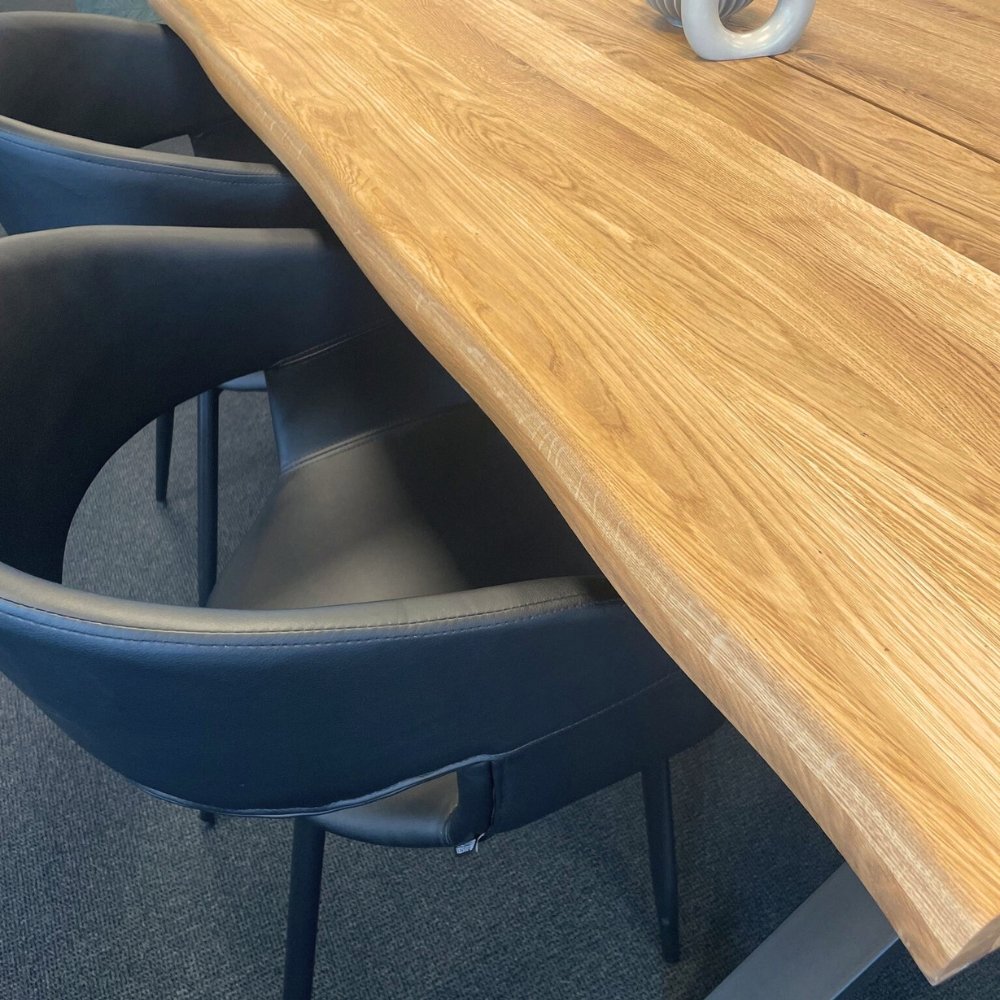 Nilo Spisebordsstol - Sort PU - Hofstra & Wagner