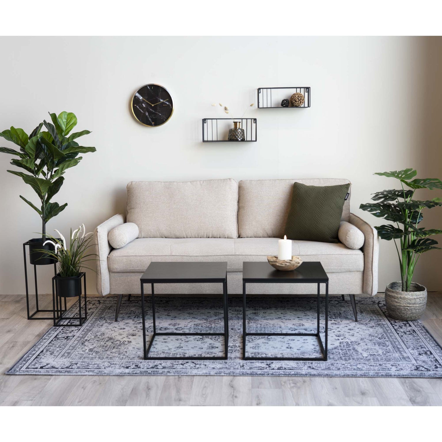 Vita Hjørnebord - Sort (2 stk) - Hofstra & Wagner