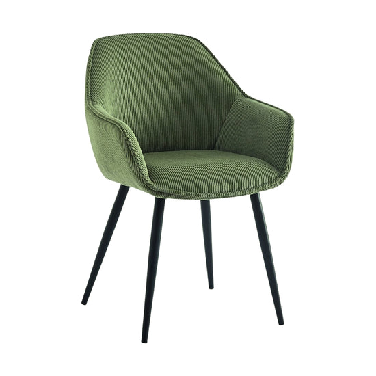 Pilo Esszimmerstuhl - Grüner Samt