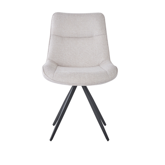 Elin Esszimmerstuhl - Beige mit Drehfunktion