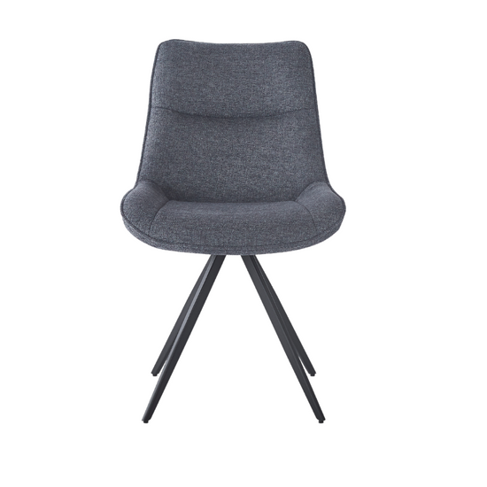 Elin Esszimmerstuhl - Grau mit Drehfunktion