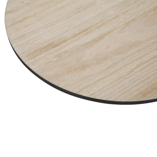 Magne Couchtische – Naturfarben mit schwarzen Beinen – Ø40 / Ø50 cm