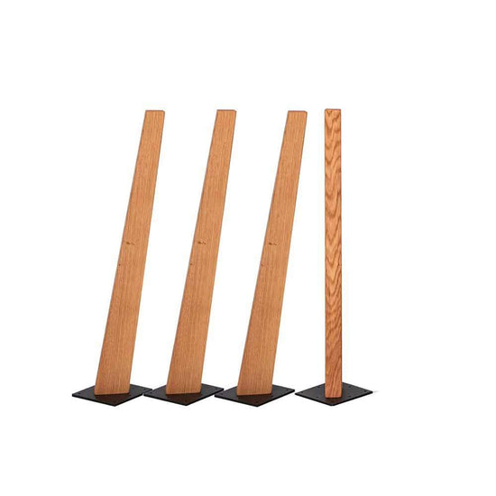 Bordben Egetræ - Olieret (4 stk) - Hofstra & Wagner