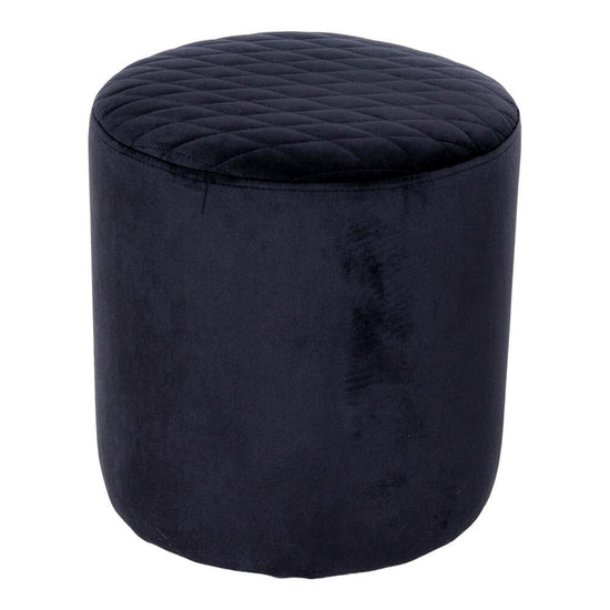 Ejby Puf - Sort velour - Hofstra & Wagner