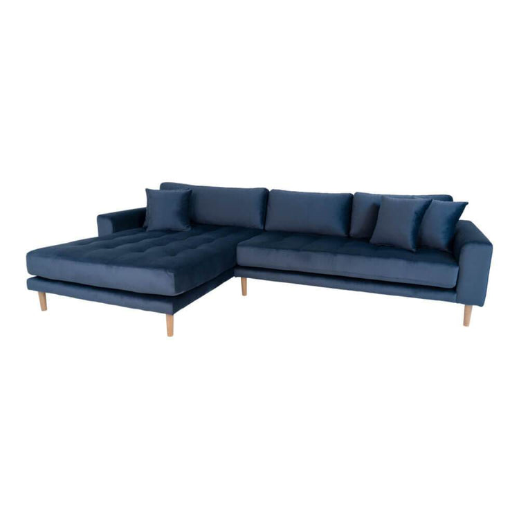 Lido Lounge Sofa Venstrevendt - Mørkeblå - Hofstra & Wagner