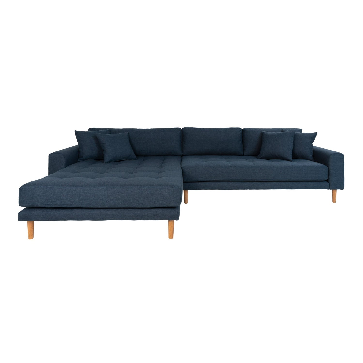 Lido Lounge Sofa Venstrevendt - Mørkeblå stof - Hofstra & Wagner