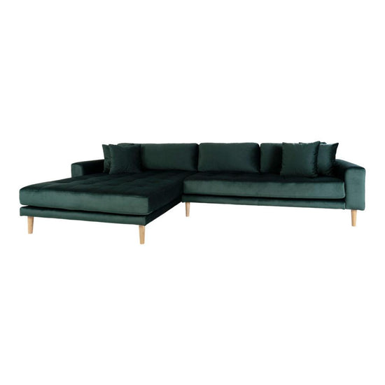 Lido Lounge Sofa Venstrevendt - Mørkegrøn - Hofstra & Wagner