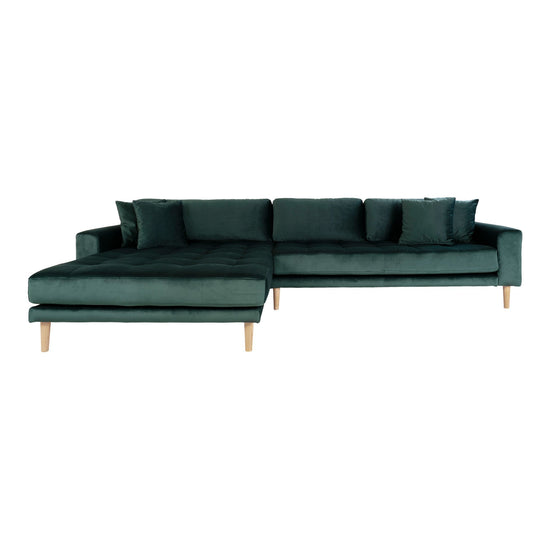 Lido Lounge Sofa Venstrevendt - Mørkegrøn - Hofstra & Wagner