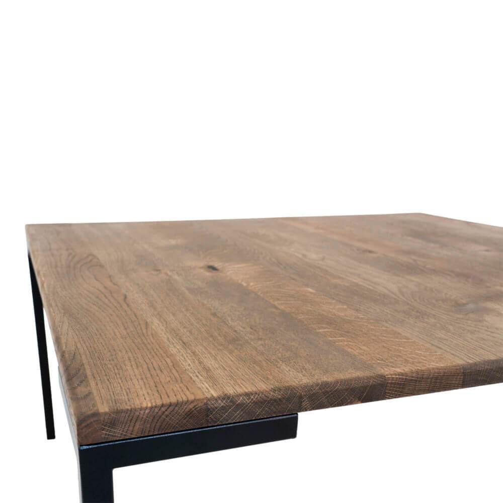 Lugano Sofabord - Smoked eg (90x90 cm) - Hofstra & Wagner